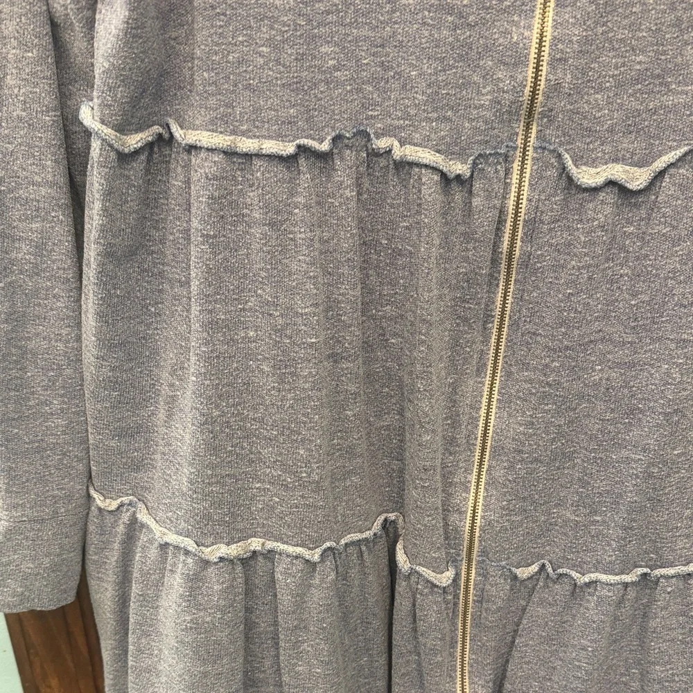Universal Thread Gray Hooded Jacket - Picture 3 of 4